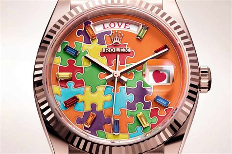 puzzle face rolex